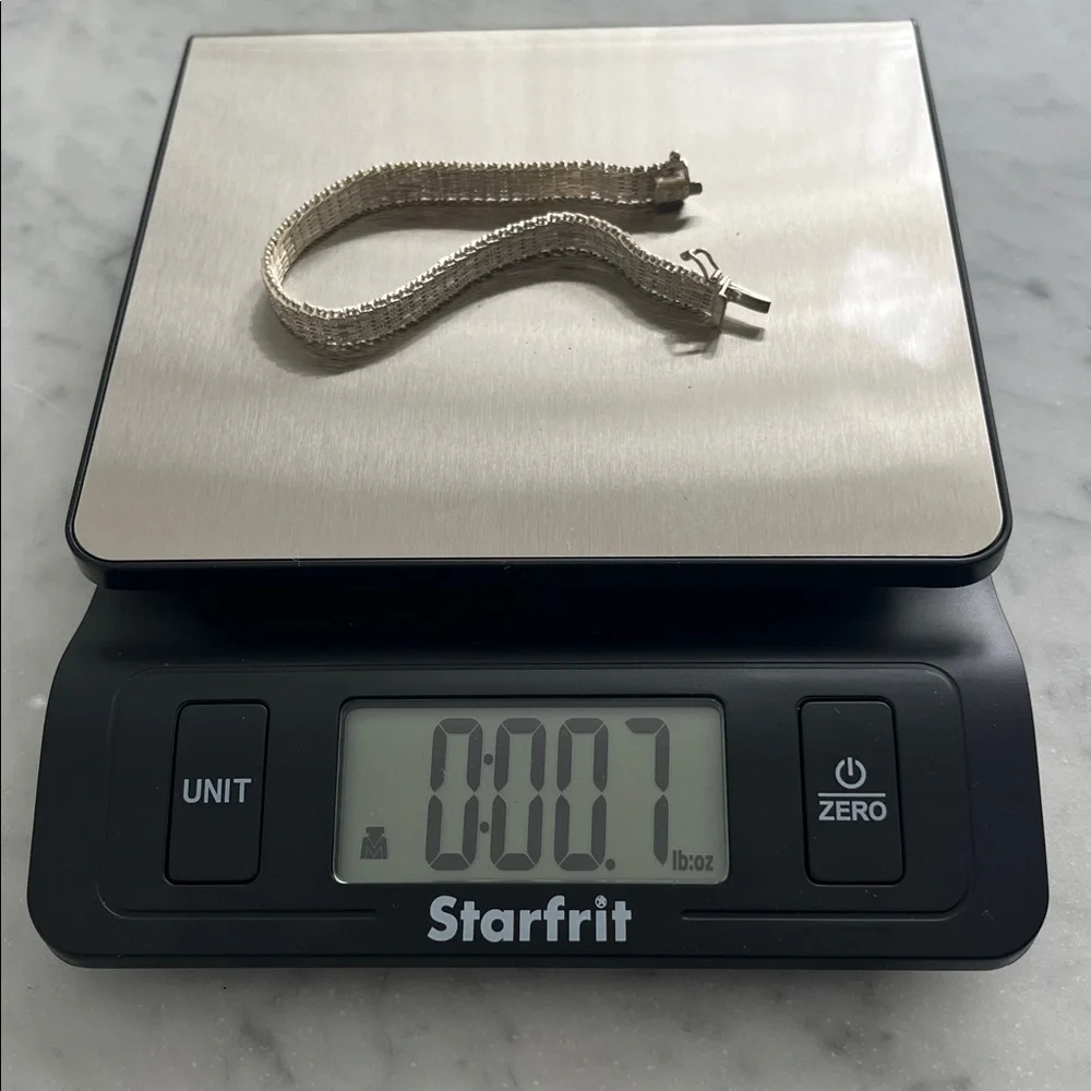 Vintage 1980s Sterling Silver Bracelet - Picture 12 of 12